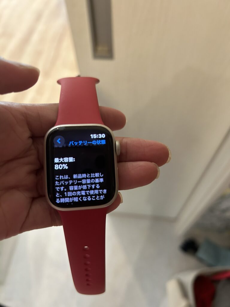 Applewatch　バッテリー