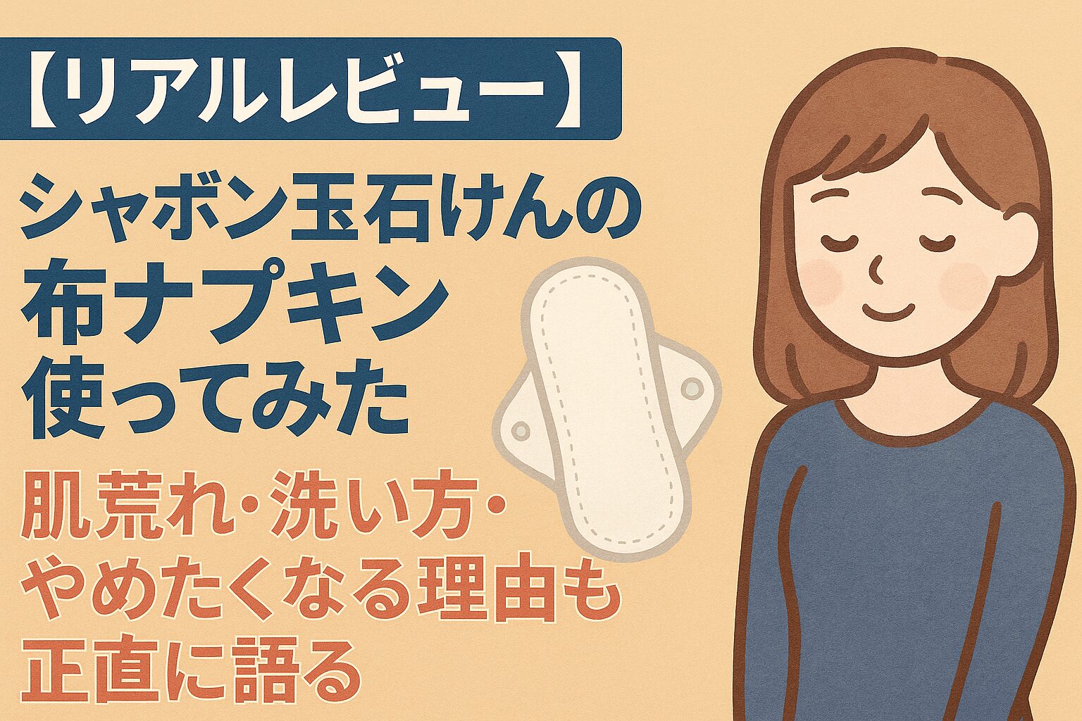 布ナプキン　やめた